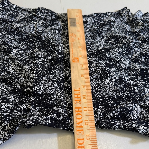 Madewell Smocked Crewneck Mini Dress in Floral Size 0 - Picture 10 of 11